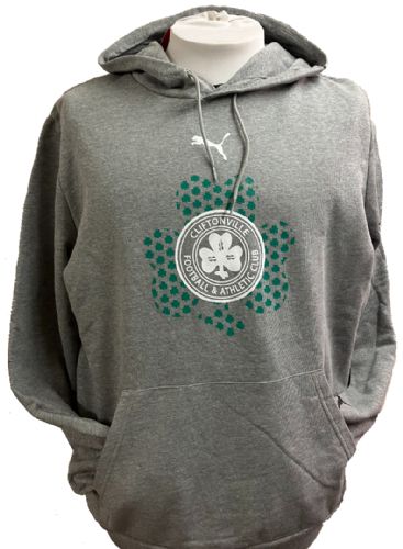 Grey Shamrock Hoodie - Child